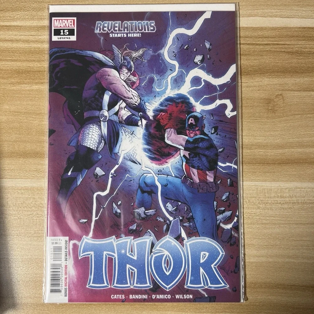 Thor #15 Coipel A Cover Captain America Cates 741 Mighty 1st Print New Marvel